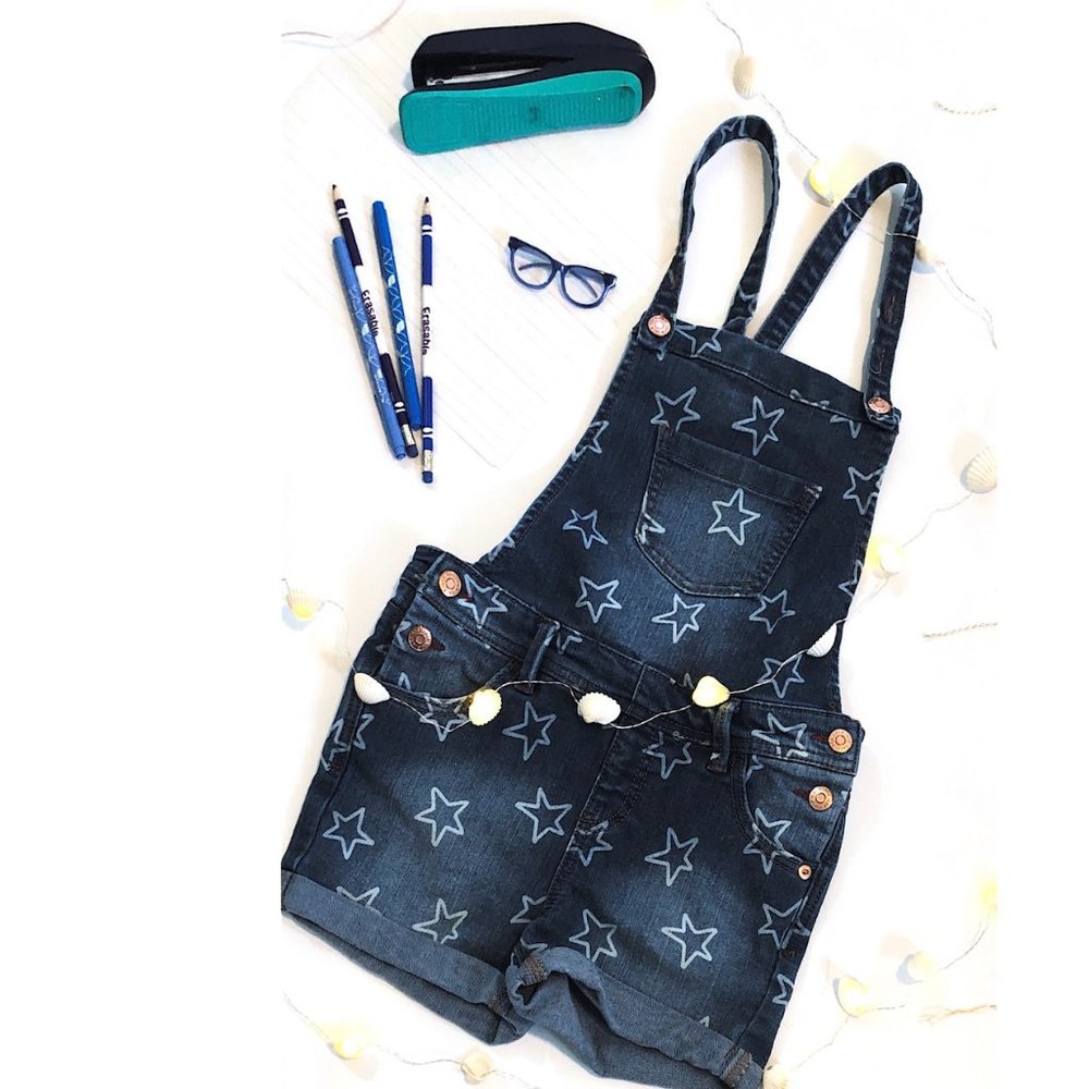 C&J M 7/8 Star Overalls ~ STAPLER/GLASSES/LIGHTS/WRITING UTENSILS NOT INCLUDED!